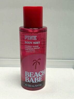 PINK Victorias Secret Beach Babe Body Mist 8.4 oz Coconut Sugar Pineapple Papaya